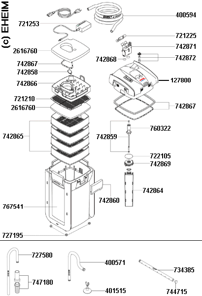 Spare parts EHEIM 2178
