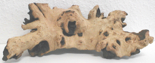 Mopaniholz (Eisenholz) sandgestrahlt