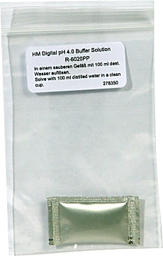 HM Digital Pufferbeutel für pH Eichlösung