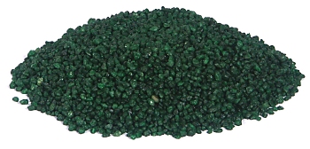 Color quartz aquarium gravel -Green- 3-5 mm