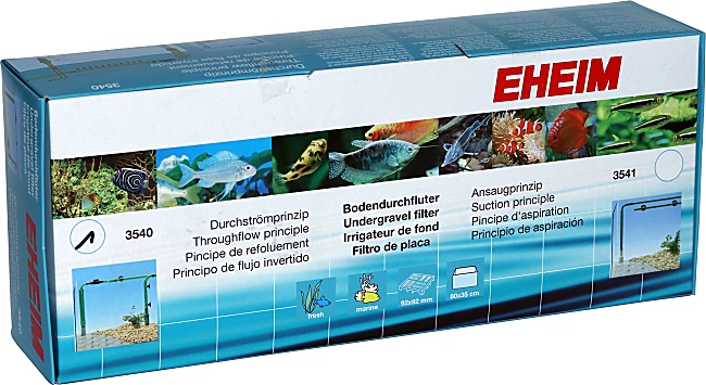 EHEIM Undergravel filter throughflow principle