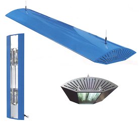 ab Aqua Medic aquaspacelight Einzelleuchte 2x 55 Watt Dulux
