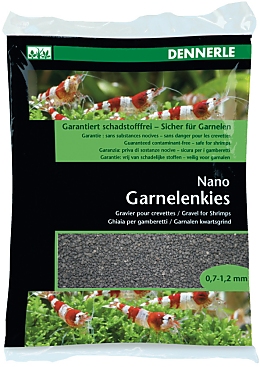 Dennerle Nano Garnelenkies Sulawesi schwarz