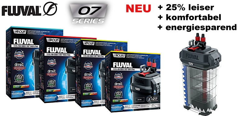 +++NEU Fluval Auenfilter der 07-Serie+++