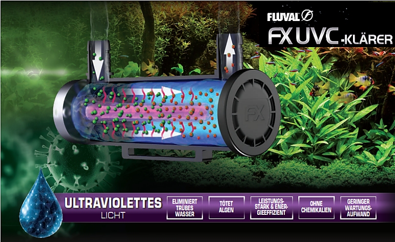 ++++NEU - Fluval FX-UVC-Wasserklrer++++