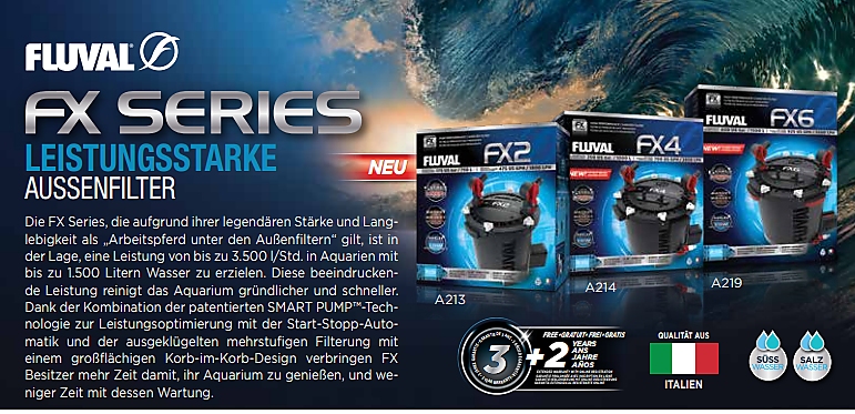 +++++NEU FLUVAL Power-Außenfilter FX2+++++