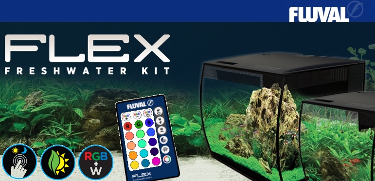 Fluval FLEX Komplettaquarium LED