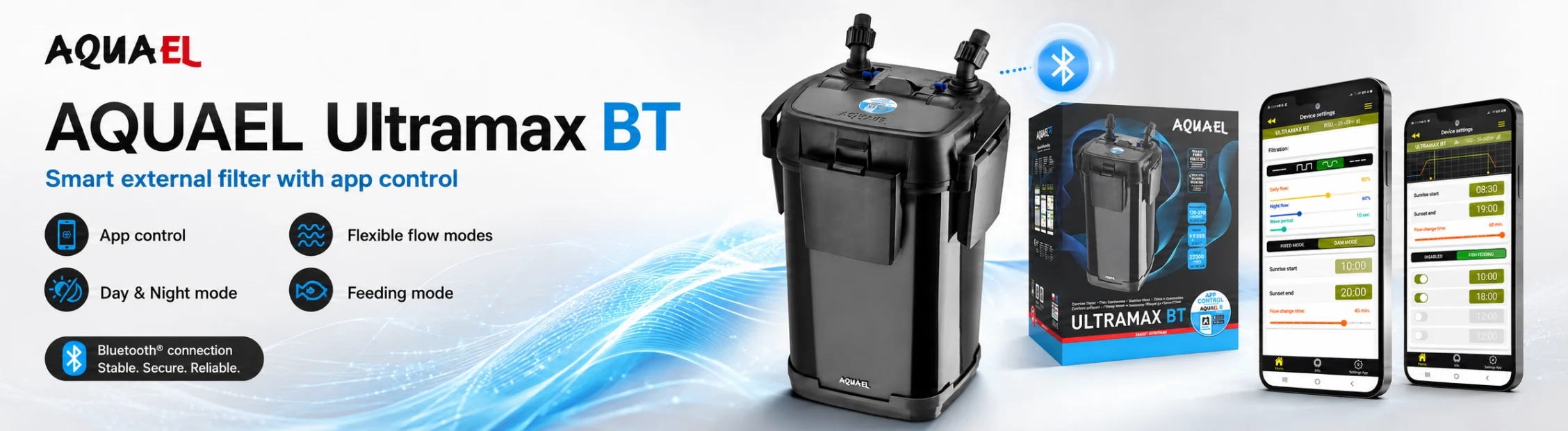 AQUAEL Ultramax BT – Smart Control of Your External Filter