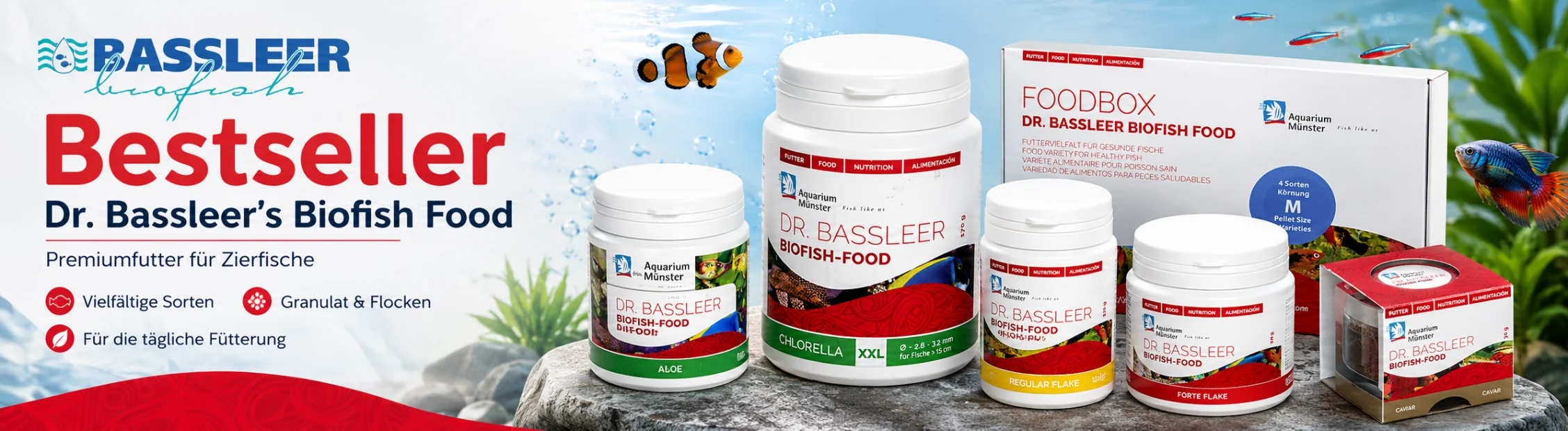 Dr. Bassleer Biofishfood � Premiumfutter f&uuml;r Zierfische