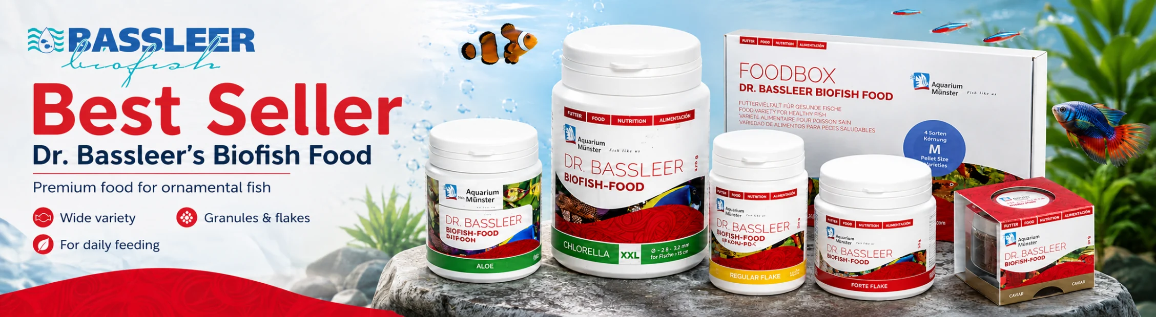 Dr. Bassleer Biofishfood – Premium Food for Ornamental Fish