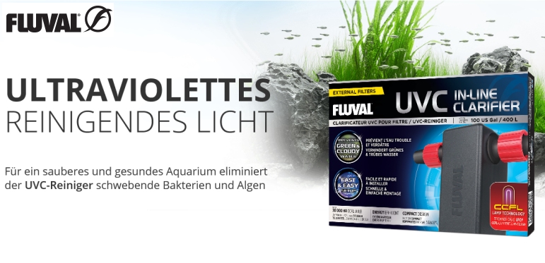 +++NEU Fluval In-Line UVC Wasserklärer+++