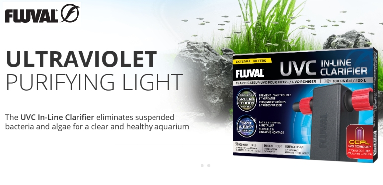 +++NEW Fluval In-Line UVC Water Clarifier+++