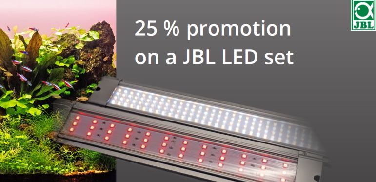JBL LED promotion --- save 25 % on JBL Solar Effect