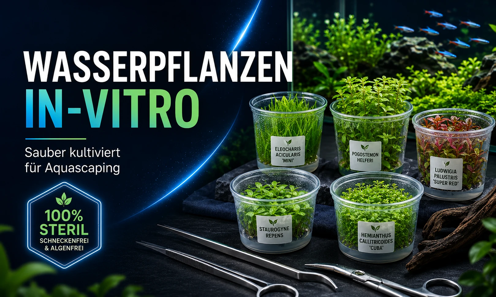 Wasserpflanzen In-Vitro