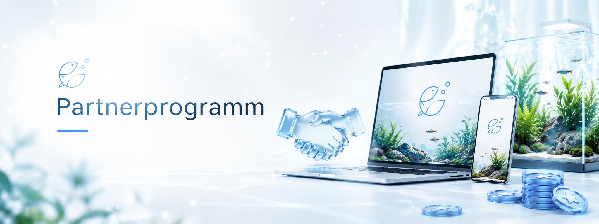 Aquaristikshop Partnerprogramm: Empfehlungen vermitteln und Bonuspunkte erhalten