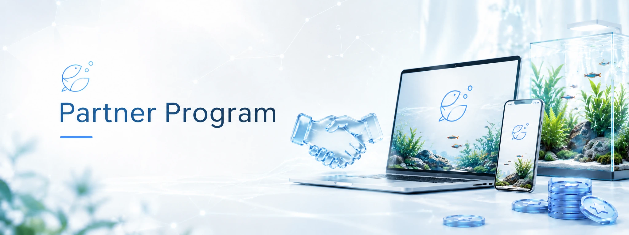 Aquaristikshop affiliate program: recommend the shop and receive bonus points