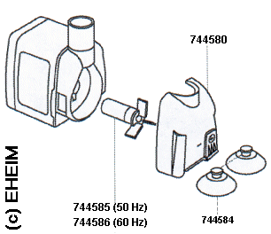 Spare parts EHEIM Compact Pump 300