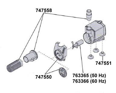 Ersatzteile EHEIM compactON 300