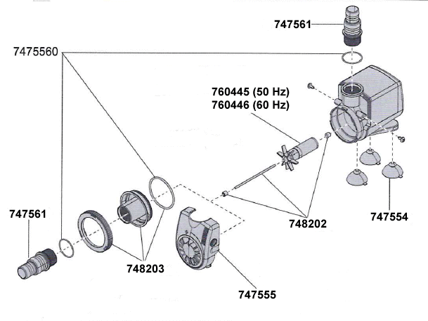 Ersatzteile EHEIM compactON 2100