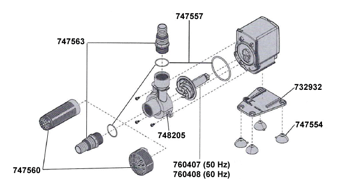 Ersatzteile EHEIM compactON 5000