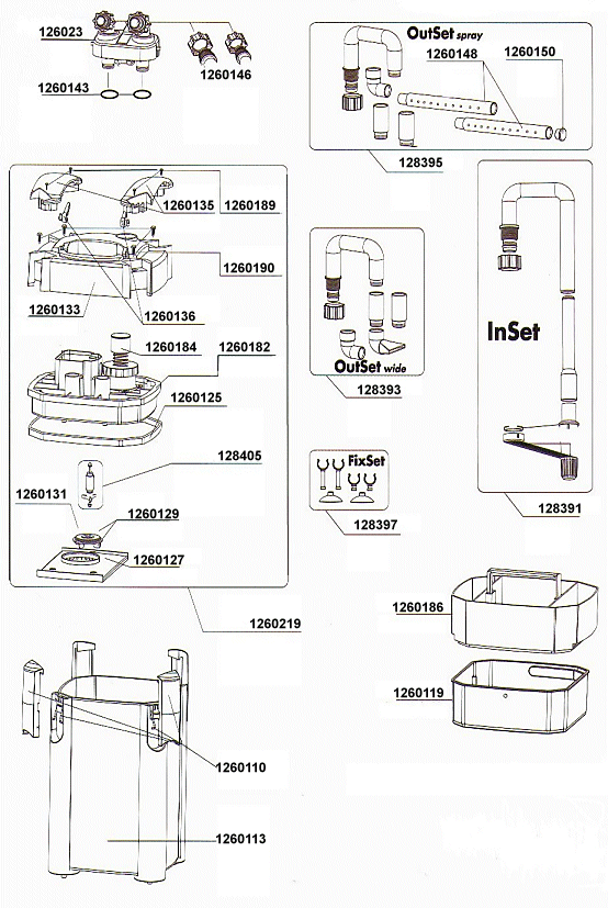 Spare parts JBL 1501