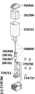 EHEIM 2006 Ersatzteile fr Innenfilter  pickup