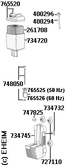 EHEIM 2008 Ersatzteile fr Innenfilter  pickup