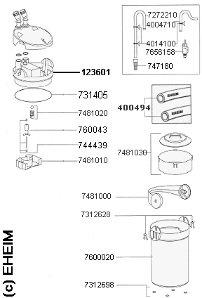 Spare parts EHEIM 2235 - Aquaristikshop