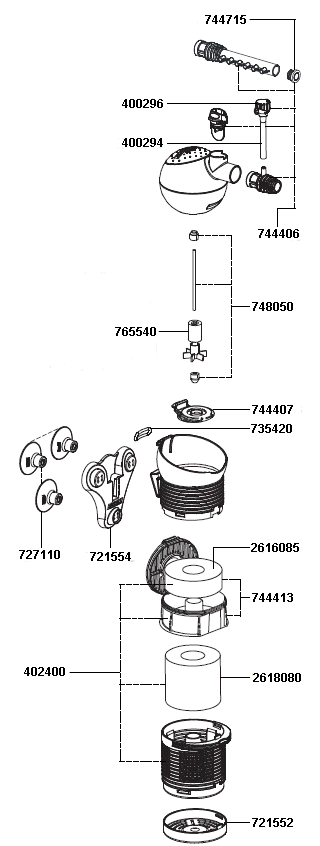 Spare parts EHEIM 2401