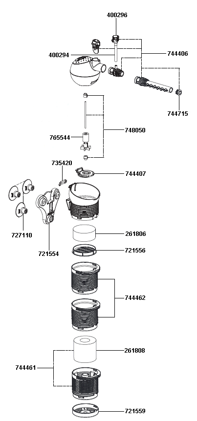 EHEIM 2413 Ersatzteile für Innenfilter biopower 240