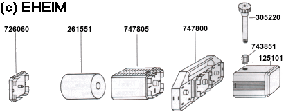 Spare parts EHEIM 3351