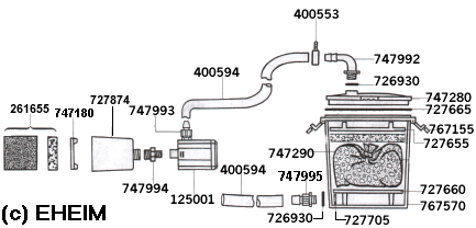 Spare parts EHEIM 3455