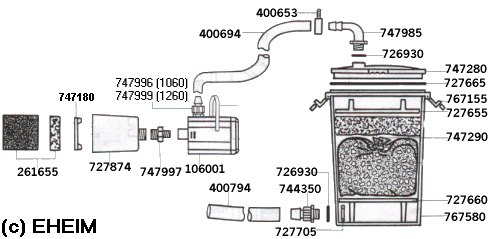 Spare parts EHEIM 3465