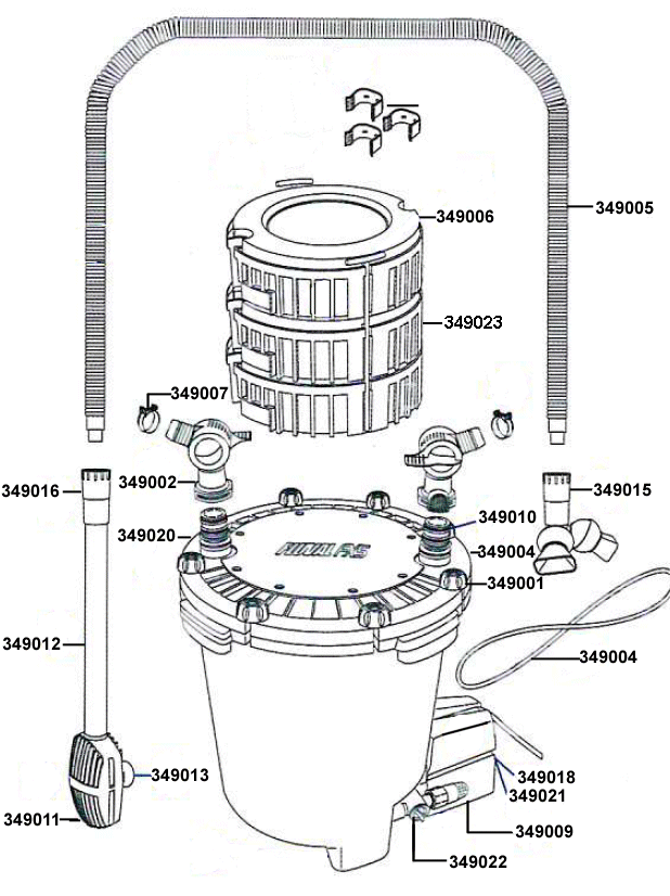 Ersatzteile Fluval Auenfilter FX6