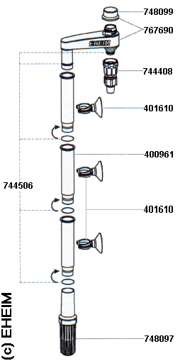 Ersatzteile EHEIM InstallationsSET 1 12 mm