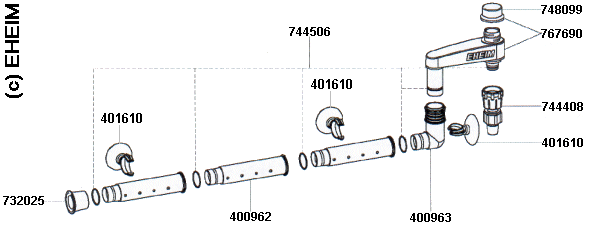 EHEIM Installation Kit 2 12 mm