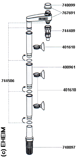 Ersatzteile EHEIM InstallationsSET 1 16 mm