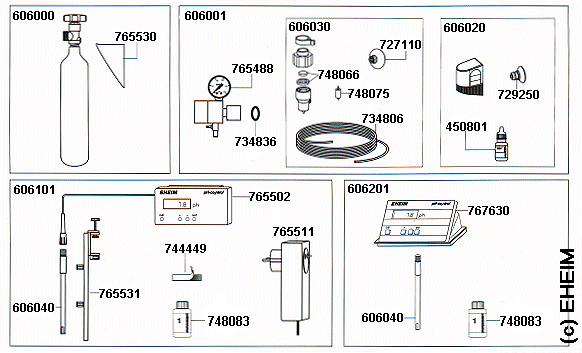 Spare parts EHEIM professionel ph-control