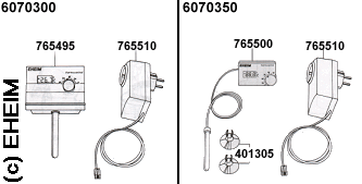 Spare parts EHEIM Thermocontrol