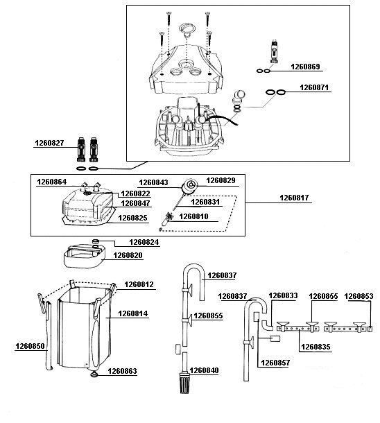 Ersatzteile JBL Auenfilter Cristal Profi 120