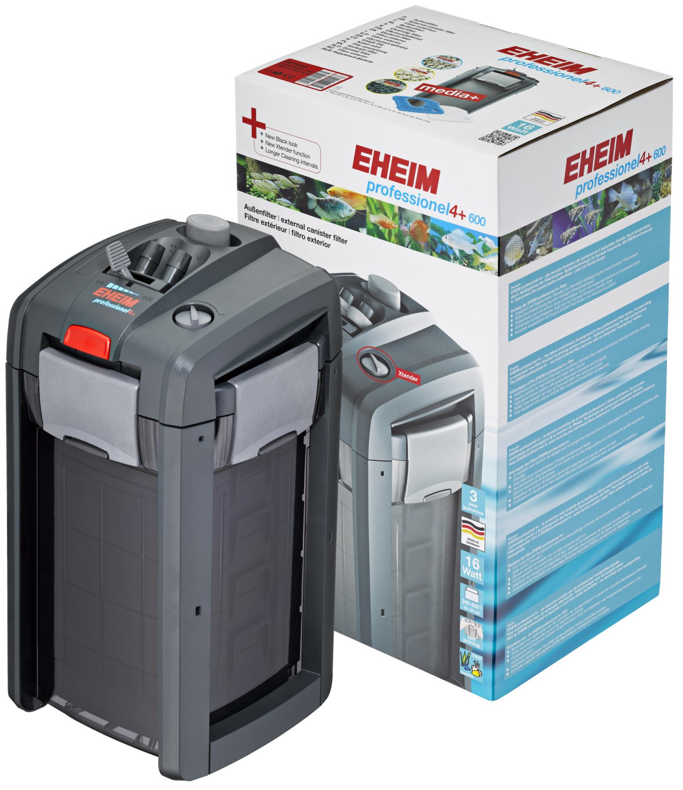EHEIM professionel 4+ 600 (2275) | External Filter | up to 600 L