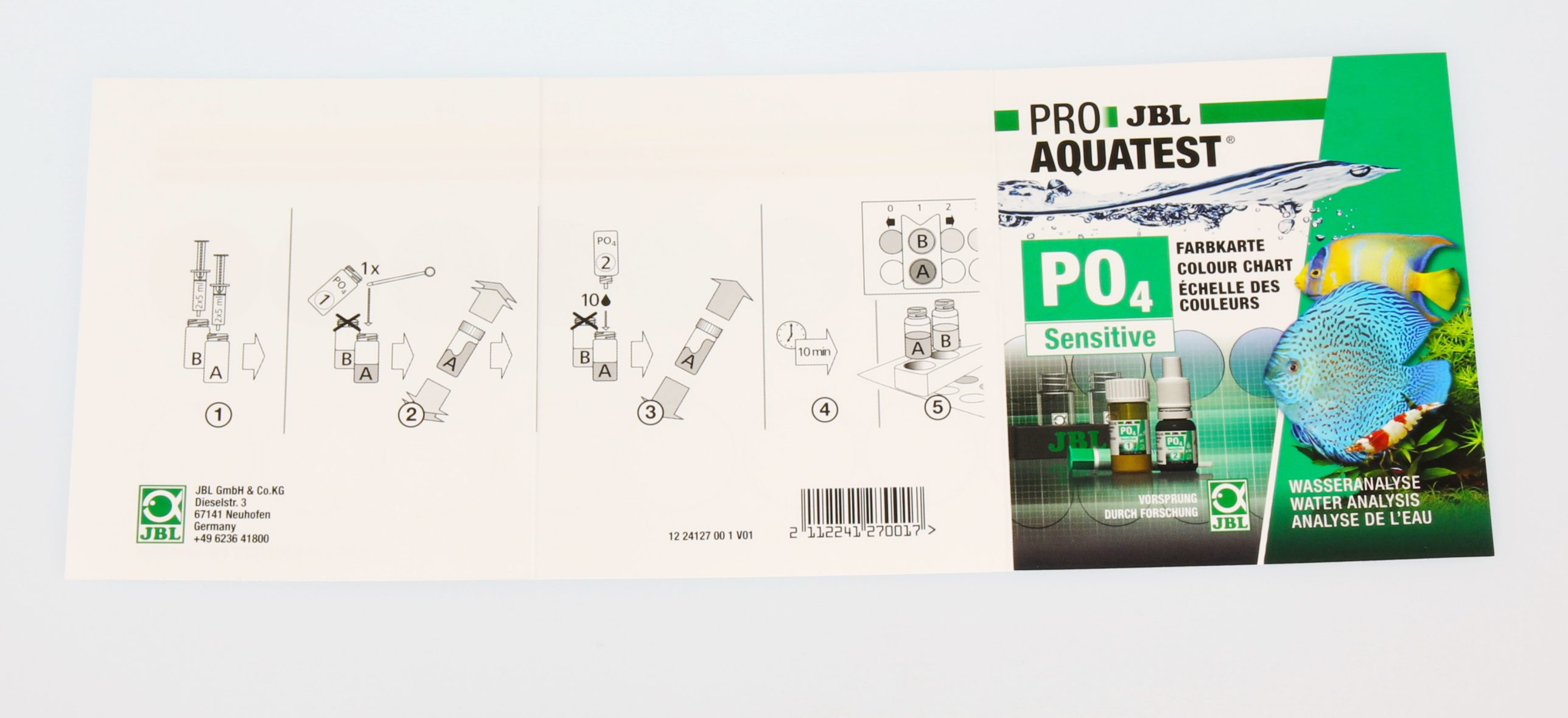 Phosphate Colour Chart