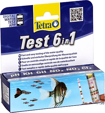 Tetra Test 6 in 1 Test strips