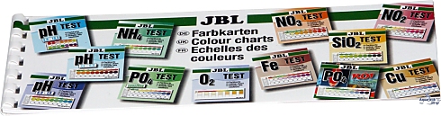 JBL Colour charts for water tests