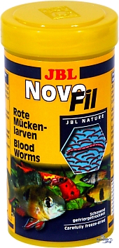 JBL NovoFil rote Mückenlarven