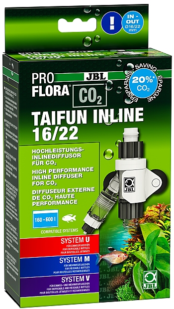 JBL ProFlora Taifun inline CO2 Inlinediffusor Hose 16/22