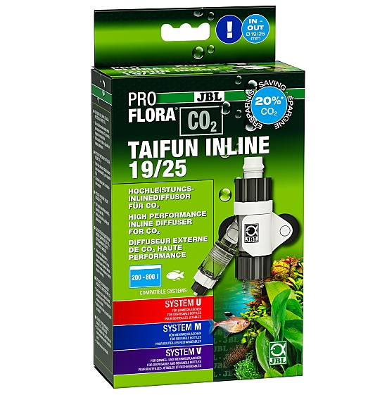 JBL ProFlora Taifun inline CO2 Inlinediffusor Hose 19/25