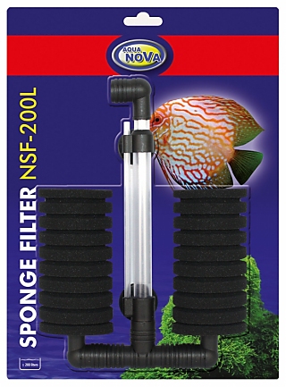 Aqua Nova Double Sponge Filter NSF-200L