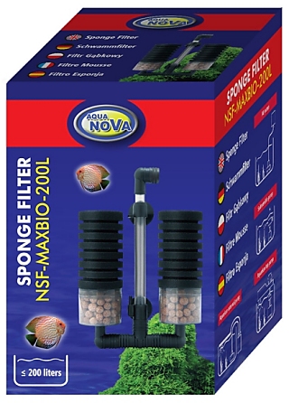 Aqua Nova Sponge Filter NSF-MAXBIO-200L