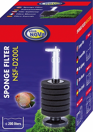 Aqua Nova Round Sponge Filter NSF-D200L